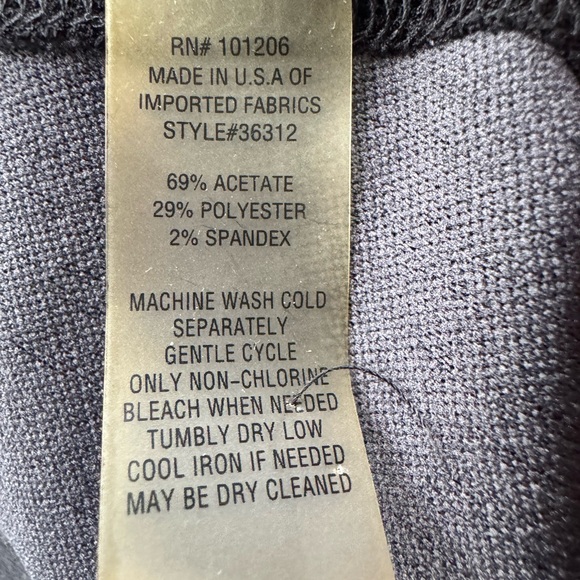 Soft Surroundings Black Draped Sleeveless Vest | Open Front Button Sides | PL - Picture 7 of 8